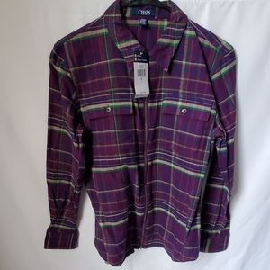 Womens Chaps flannel shirt Large